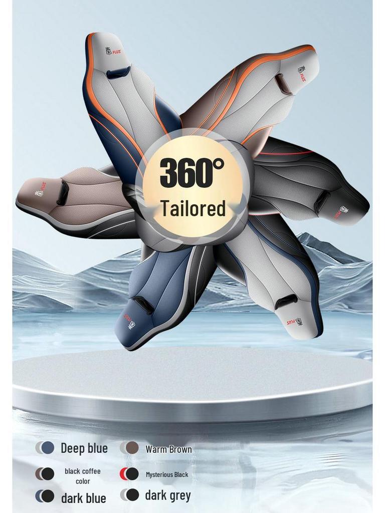 BYD Qin Plus DMI Seat Covers: Full Wrap, 24 & 23 Models, Four Season Compatible, Plus/EV Car Seat Cushions.