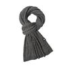 Winterschal für Damen, warm, gestrickt, dick, weich, elastisch, Schals mit verdrehter Textur, breit, lang, winddicht, Nackenschutz
