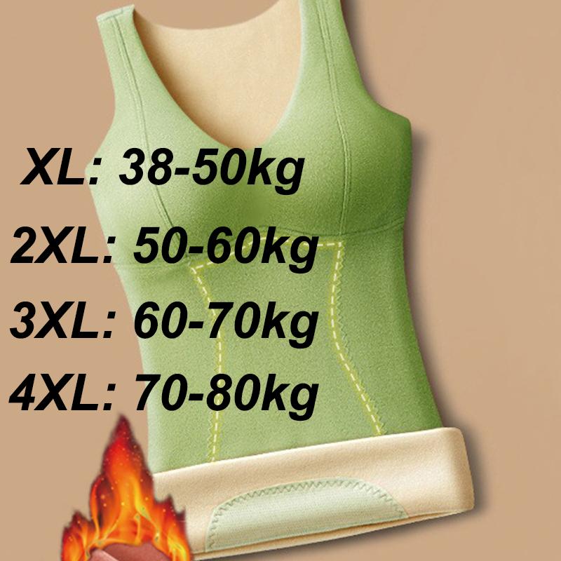 Winter Selbstheizende Thermoweste Damen V-Ausschnitt Ärmellos Body Shaper Mit Gepolstertem BH Shaper Tanktop Für Den Winter