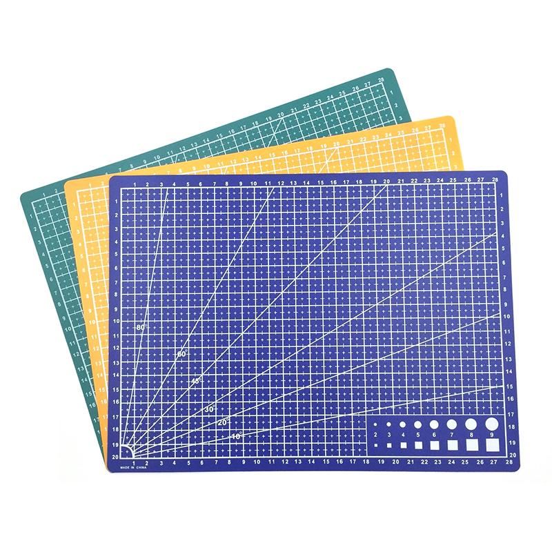 A3 A4 A5Pvc Cutting Mat Single Side Patchwork Cut Pad For Workbench Patchwork Sewing Manual Diy Knife Engraving Leather Cutting