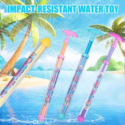 Wasserspritzpistole Spielzeug für Kinder Funkeneffekt Hochdruck Strand Wasserspritzer Strand Pool Party Spielzeug Ziehrohrdesign Wasserkampfspielzeug Geschenk für Jungen