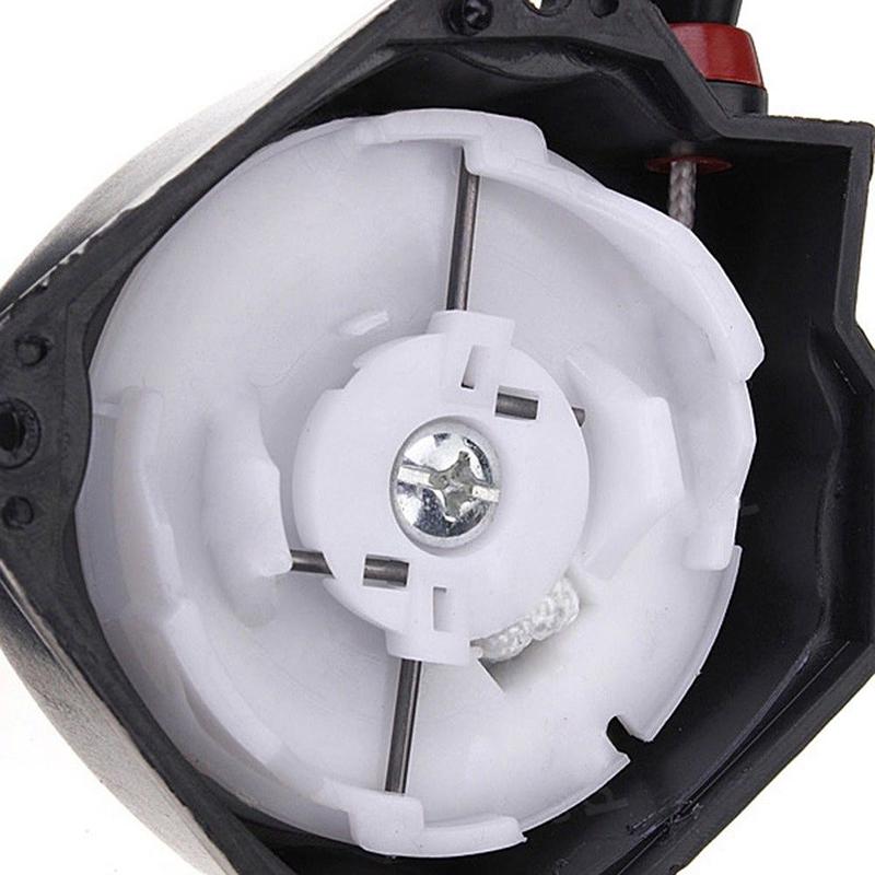 Teile Rückstoß Anreißstarter Zubehör Einfach zu installieren Für Freischneider 80mm Baugruppe Schwarz Rasenmäher