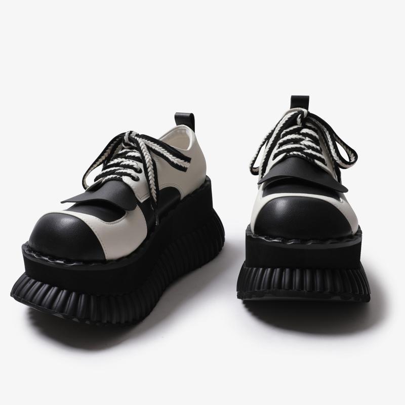 Fashion Platform Mary Jane Shoes Fashion Girls Shallow Buckle Women Casual Pumps Ladies Elegant Thick High Heel Lolita Shoes Loafers