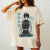 Maki Zenin shirt female 80s Graphic Digital Gothic hip hop korean clothes tshirt 2000s Breathable Grunge 2000s 80s