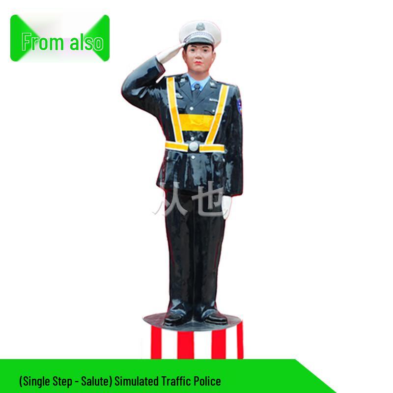 Solar-Powered Saluting Traffic Police Robot