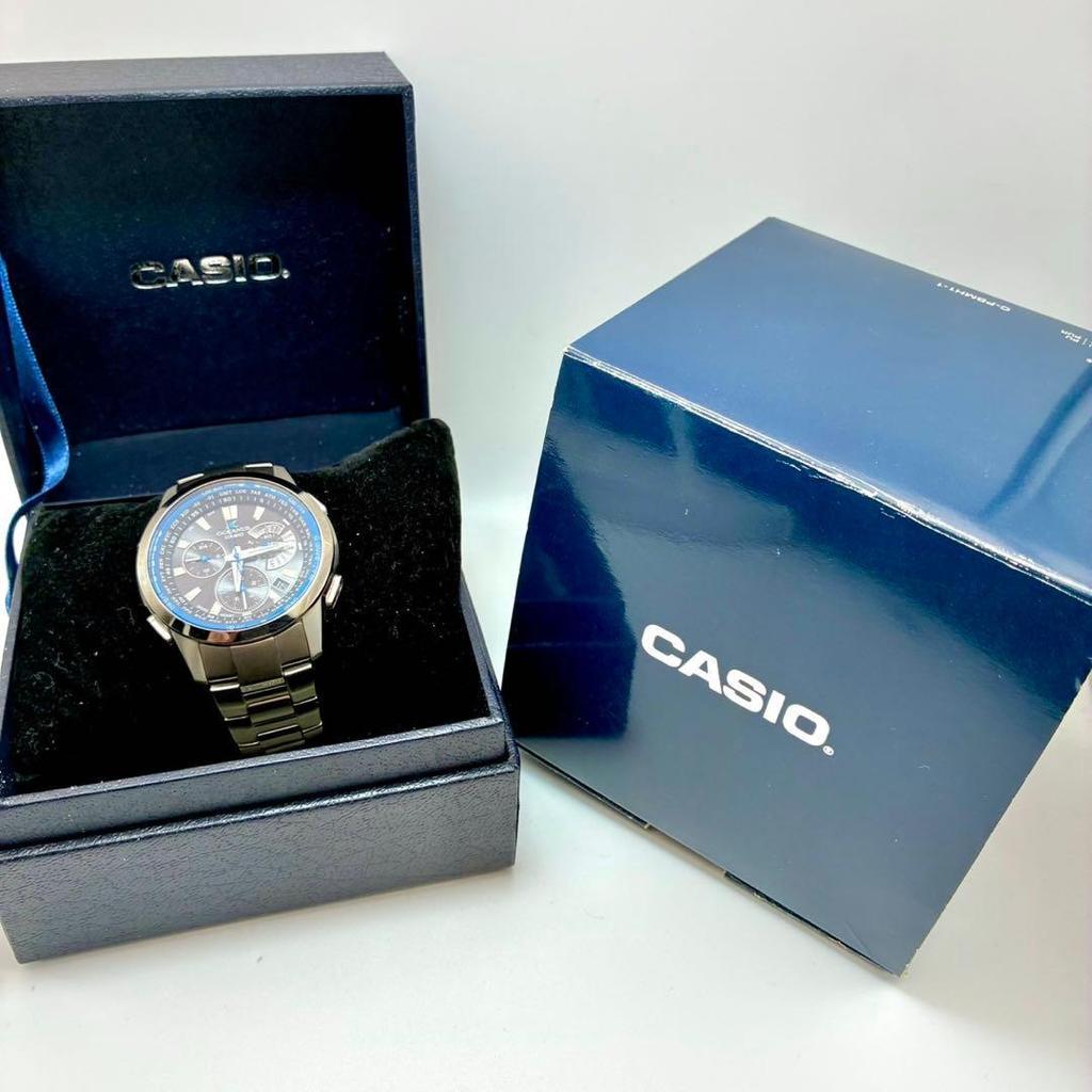 Used Working Oceanus OCW-M700 Solar Watch Analog Blue