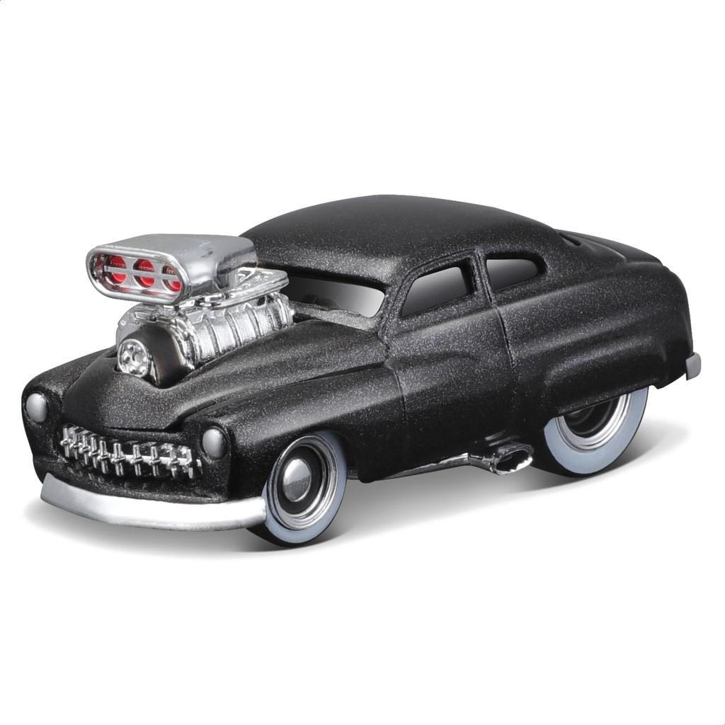 Maisto Scale Muscle Machines Muscle Transporter Diecast Model Car Ford COE 1949 Mercury 1/64 (1950 / - Yellow/Black 11538)