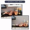 Miniature Metal Cookware For Miniature Displays 1/12 Scale Robust Construction With Detailed Design Features