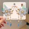 Mid-Autumn Hanfu Fairy Hair Clip - Women's & Children's Ancient Style Floral Tassel, Sweet Accessory for Girls