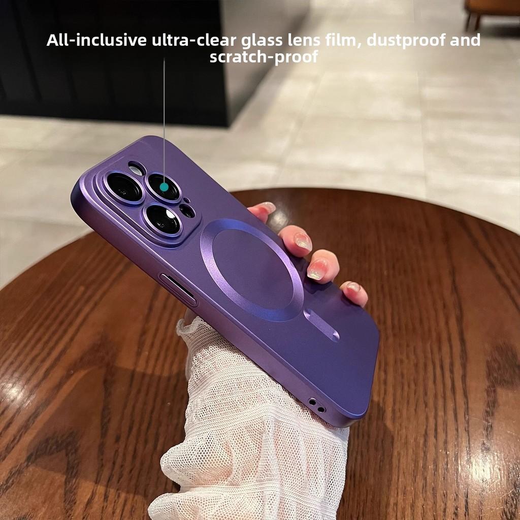 Mobile Tpu Magnetic Phone Case With Full Coverage Antifall For Iphone16 Pro