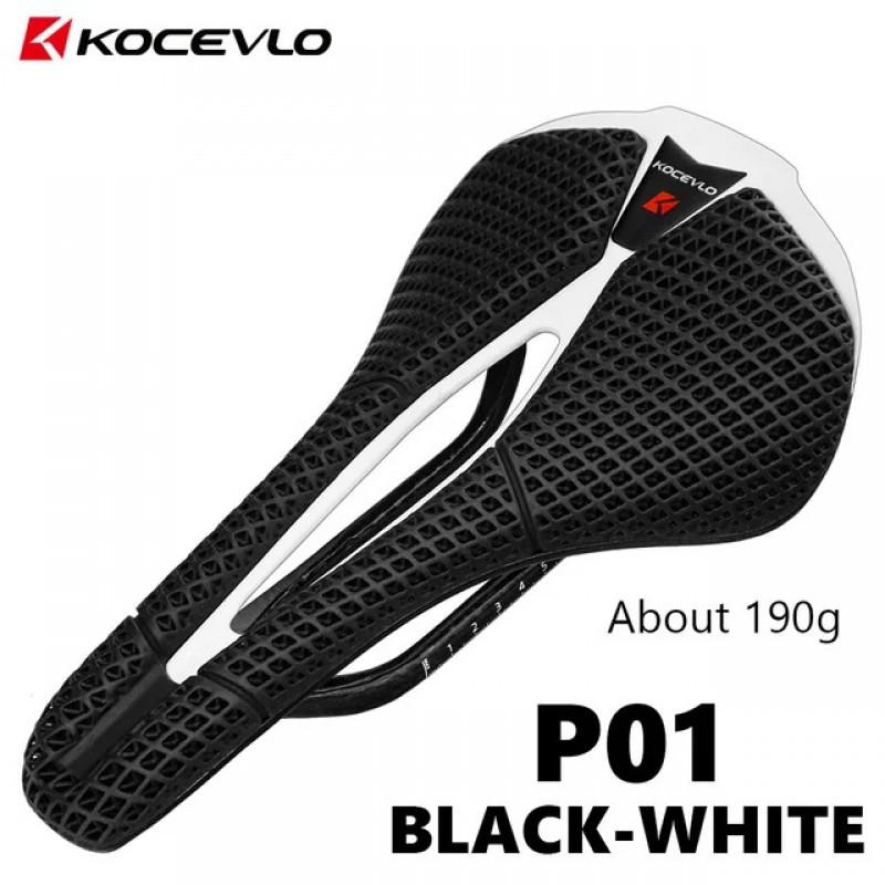 KOCEVLO M5 3D Printed Carbon Fiber Bicycle Saddle Road Mountain Bikes Comfortable Breathable Cycling Seat