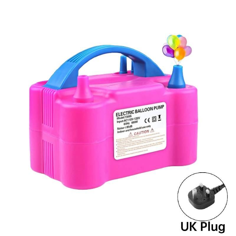 Electric Balloon Inflator Pumps Dual Nozzle Partys Air Blower Supplies Xmas