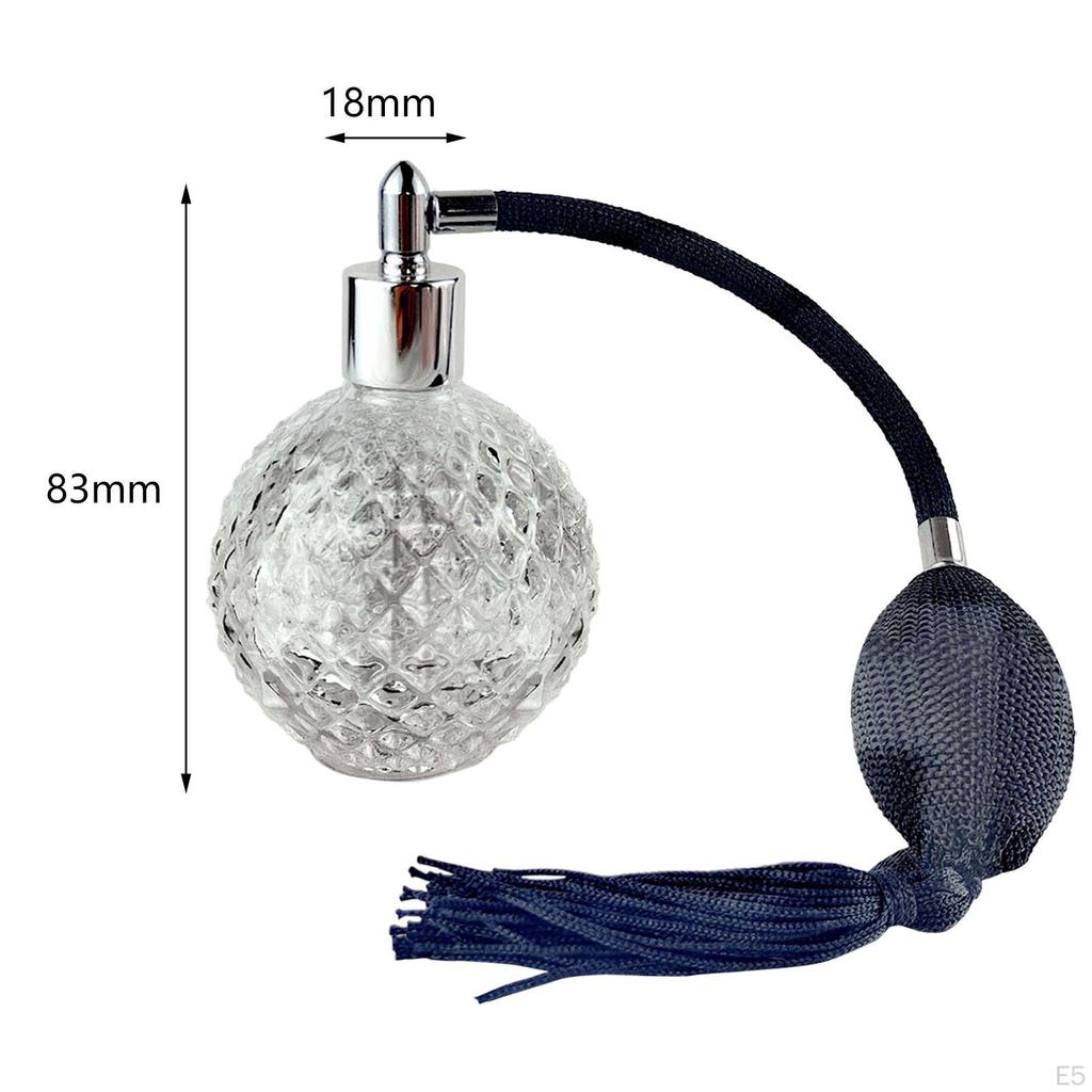 Classic Leakproof Glass Perfume Spray Bottle, Dispenser for Store, Travel,