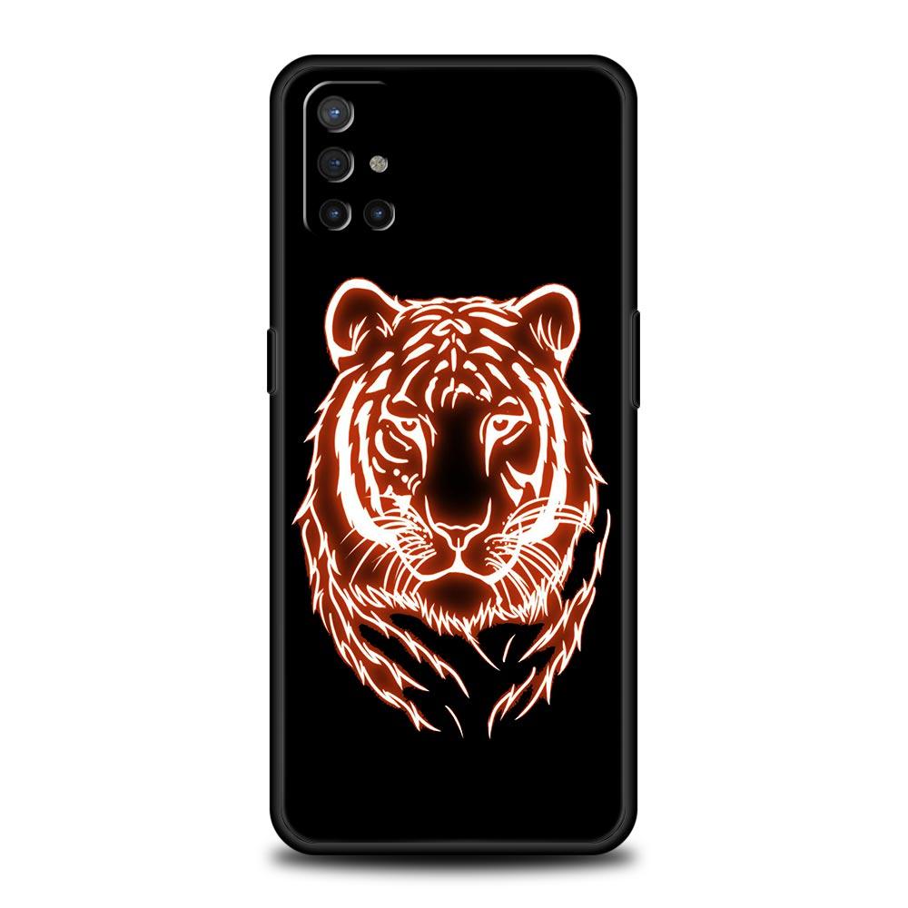 

Чехол для телефона с тигровым неоном и леопардовым принтом для OnePlus 10 9 Pro 9T 10R 9R 9RT 8T 8 7 6T 7T Nord 2T CE 2 5G N200 N10 N100, мягкий силиконовый чехол OnePlus 7