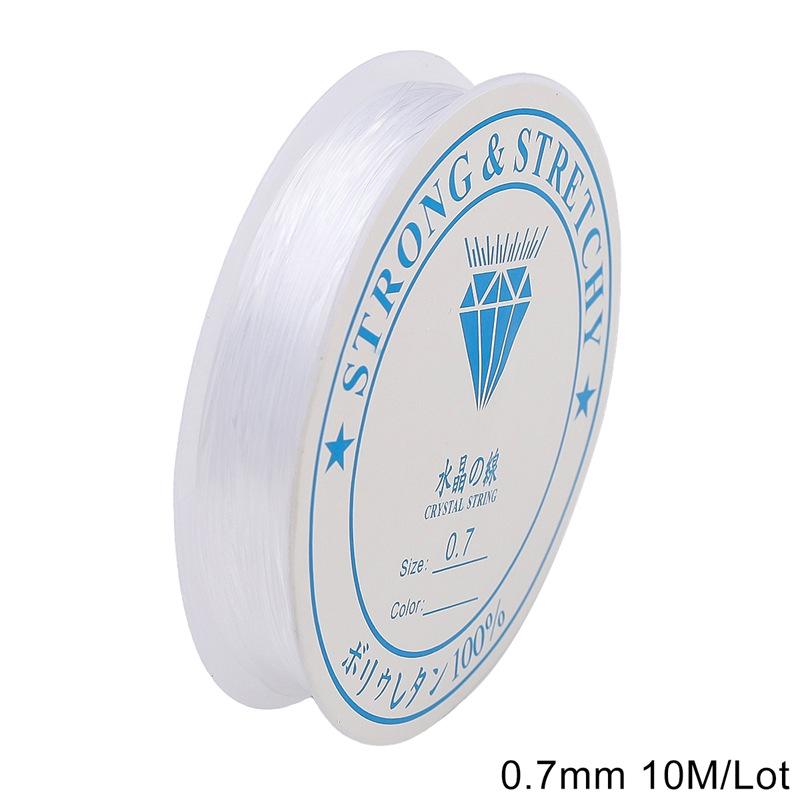 

Прозрачная неэластичная хрустальная леска для бисероплетения для аксессуаров для изготовления ювелирных изделий своими руками