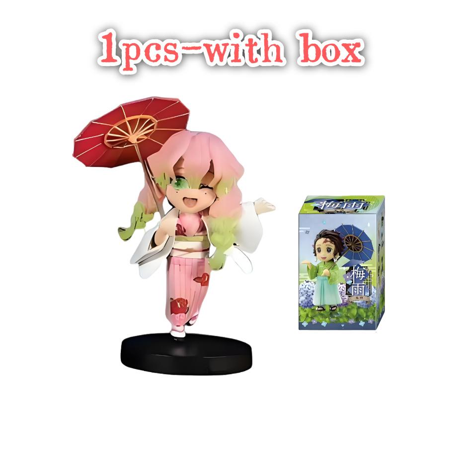 Demon Slayer Tanjiro Kamado Nezuko anime cartoon figure blind box creative statue model ornament surprise gift box