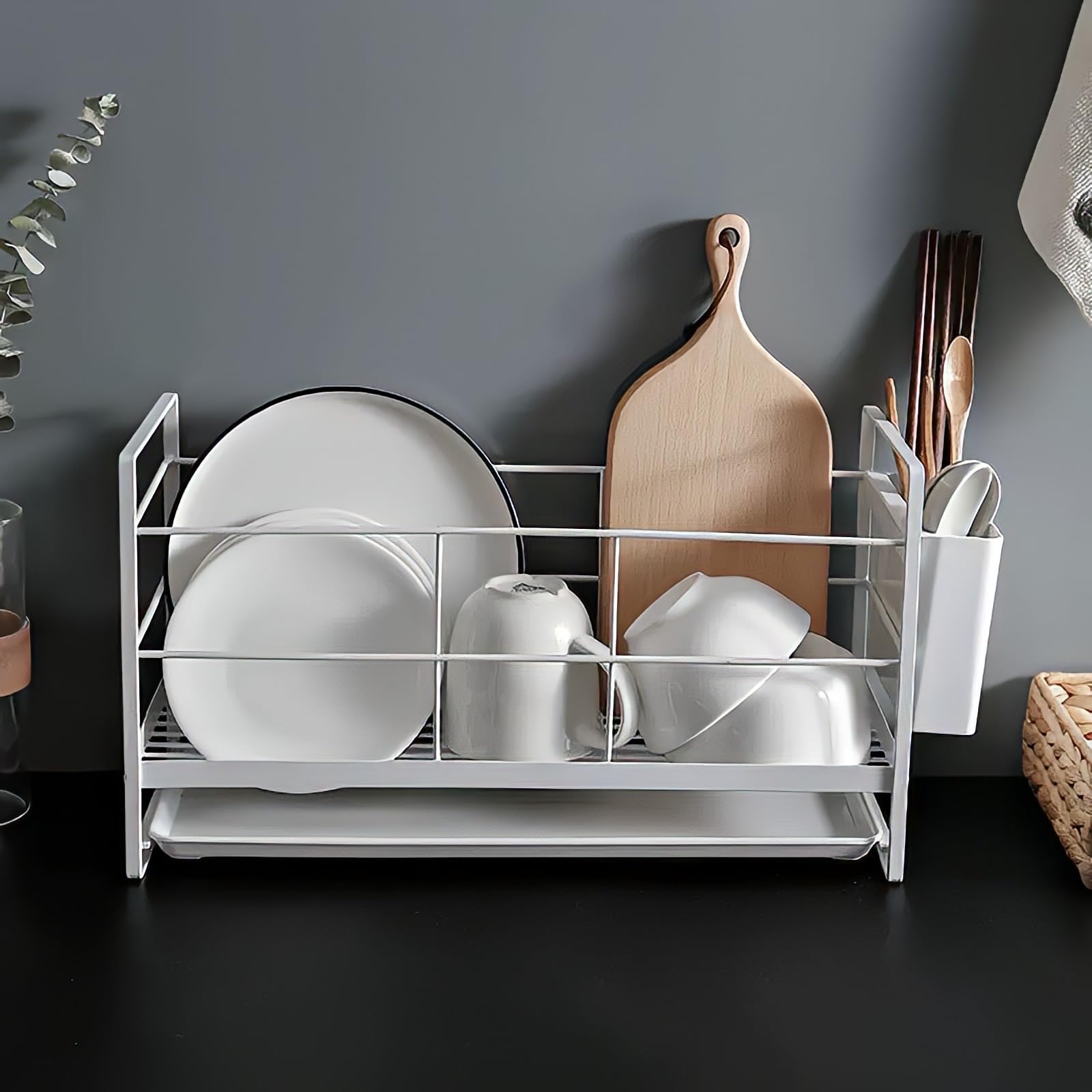 

Dish dish kitchen plate cup kitchen storage drainer, cupboard, storage, supplies, stand, stand, (белый 1)