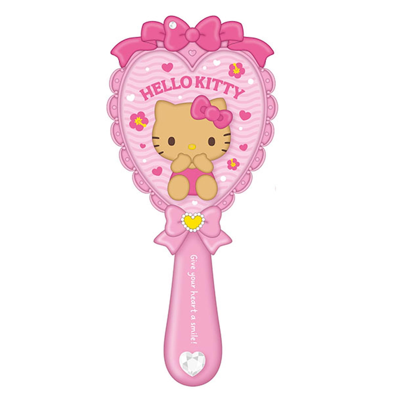 

K Company Hello Kitty Hair Brush, Tan/Pink, KT-HB-HIP