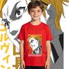 Aot Erwin Anime Print Cotton T Shirts for Boys Girls Short Sleeve Kids Casual Summer Tee Top Soft Breathable Children Clothing