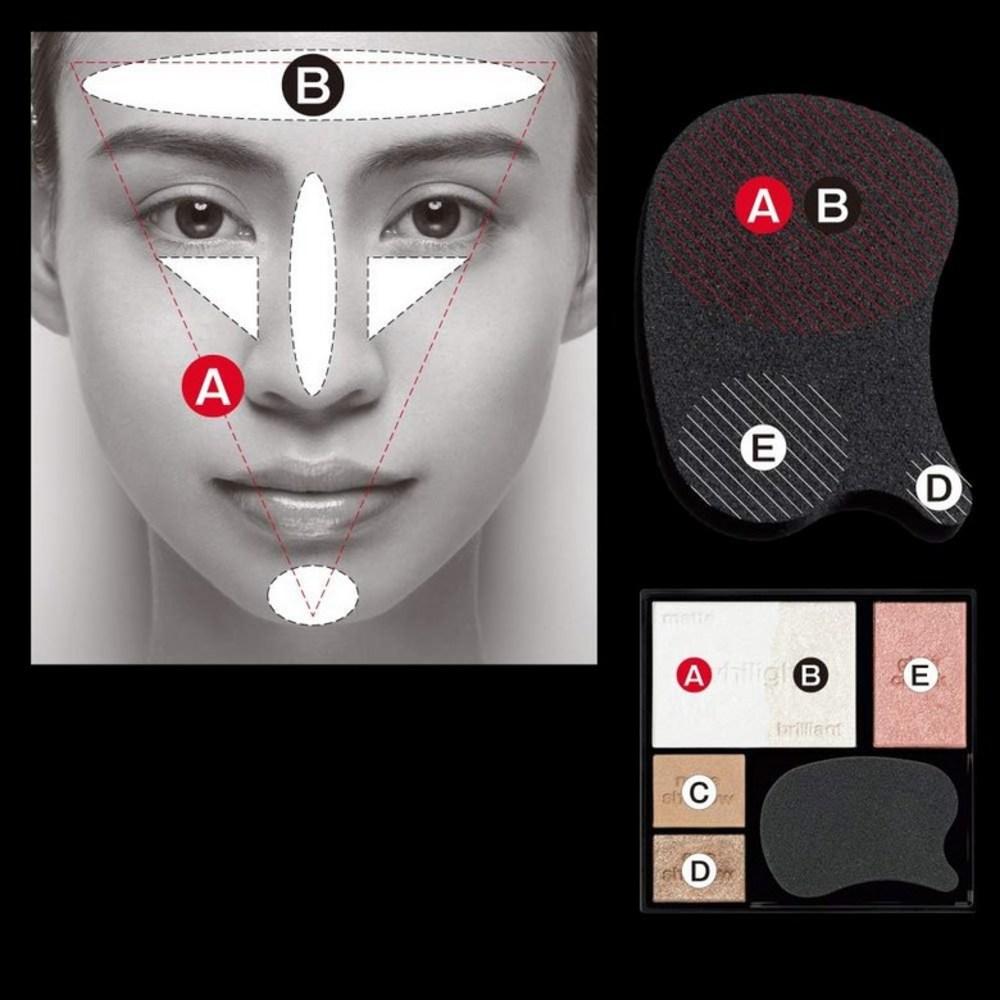 Kate Paletă modelatoare albă WT-1 Fard de pleoape alb, 1 buc.