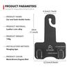 OCDK9 Car Rear Seat Double Head Storage Hook Headrest Hanger Clip For Citroen Jumper Celysee Cactus Picasso Aircross Saxo Grand