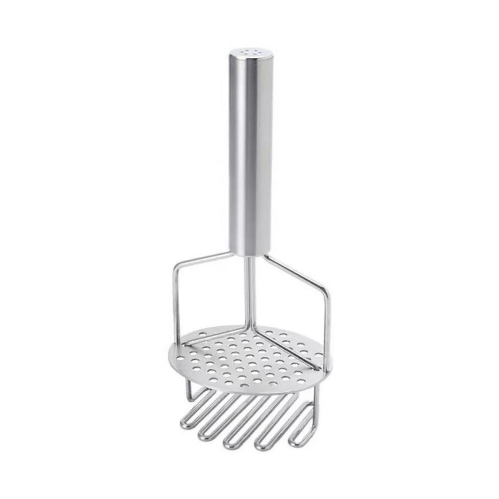 Wavy Pressure Manual Potato Masher Stainless Steel Mud Potato Presser  Kitchen серебряный