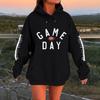 Hettegensere for kvinner Oversized gensere Langermet Uformell genser Hettegenser Topper