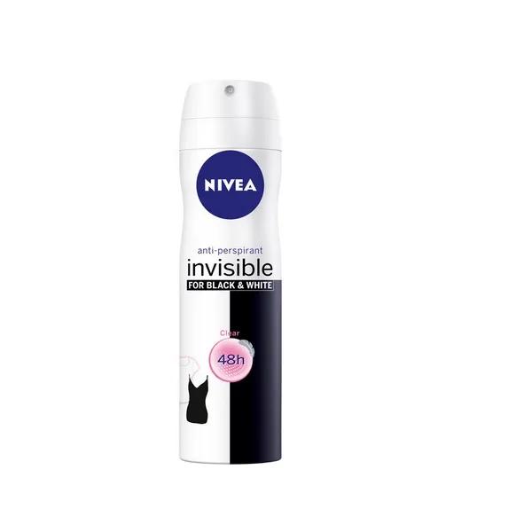 Nivea Invisible For Black And White Clear Spray 200 ml