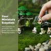 Resin Sjove Frø Figurer Hængende Indendørs Udendørs Dekoration Til Have Akvarium Blomsterpotter Og Frø Tema Haveindretning