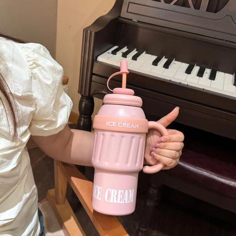 304 Stainless Steel Insulated Tumbler with Straw
