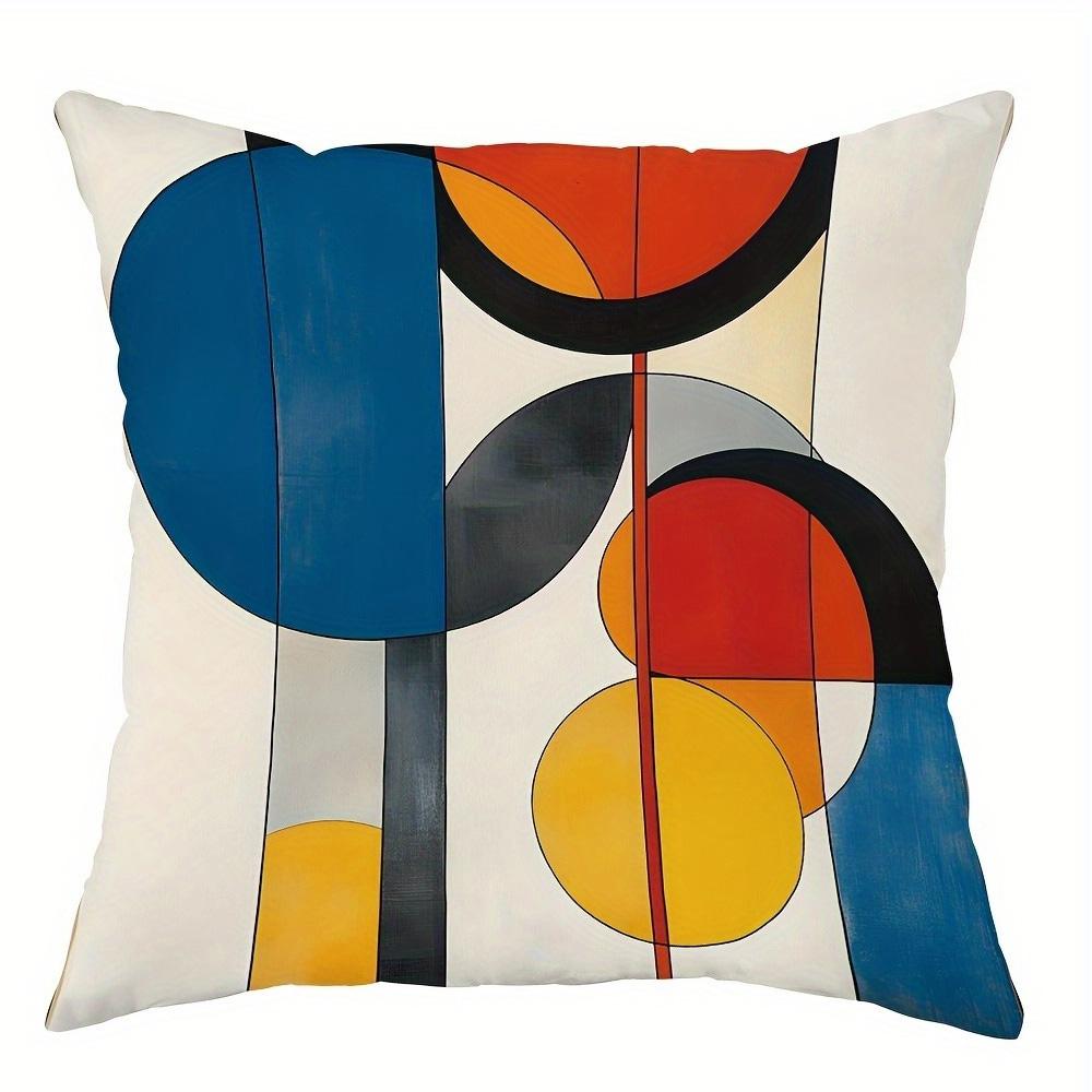 1/4pcs Mid Century Modern Geometric Abstract Throw Pillow Covers Cushion cover