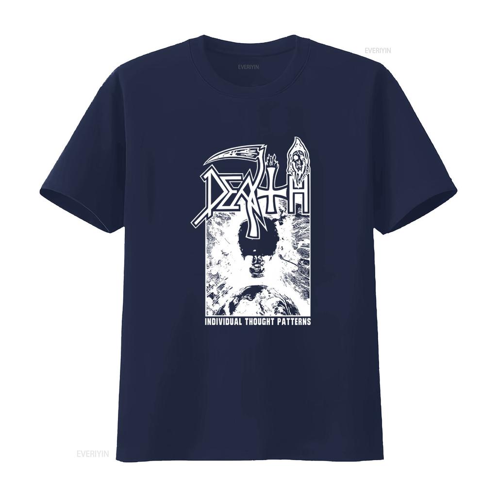 Mens Death Individual Thought Patterns Print T Shirt Xxx Large Vintage Washed Breathable Homme Comfortable Fashion Versatile