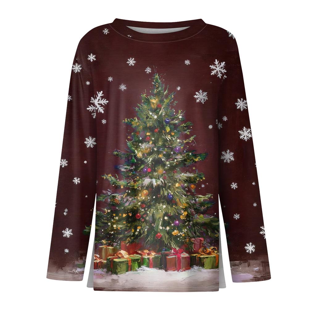 Womens's Fashion Casual Halloween Print V-neck Mid Length Pocket 3/4 Sleeve Top