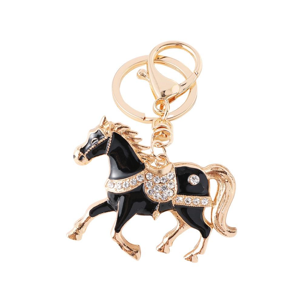 Traditional Pony Keyring Vintage Handbag Pendant Stylish Zodiac Animal Badge  Anniversary