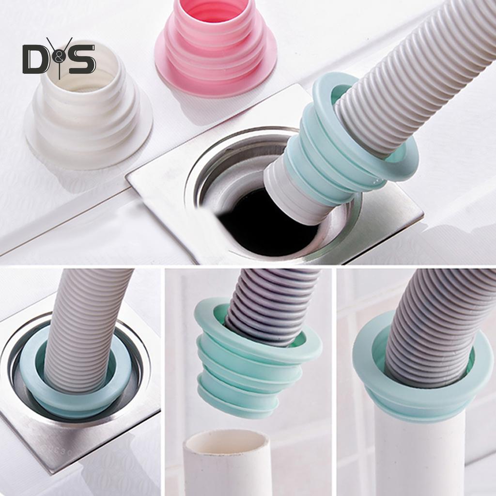 Bathroom Floor Drain Pipe Sewer Anti Odor Seal Ring Washer Sealing Plug