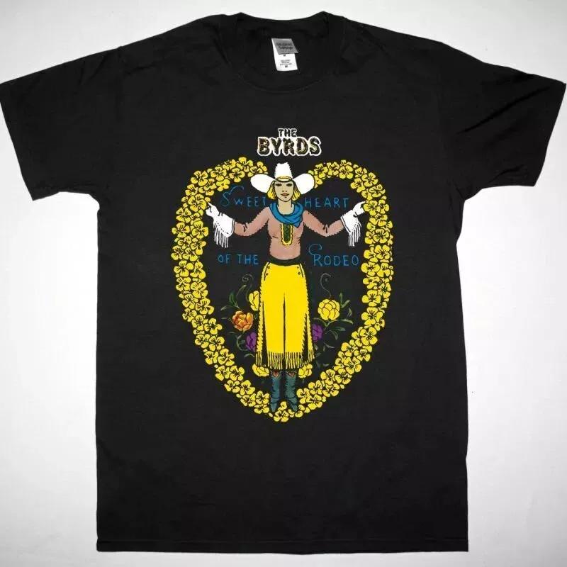 THE BYRDS SWEETHEART OF THE RODEO 1968 NEW BLACK T SHIRT.webp Unisex T-Shirt XXXXL