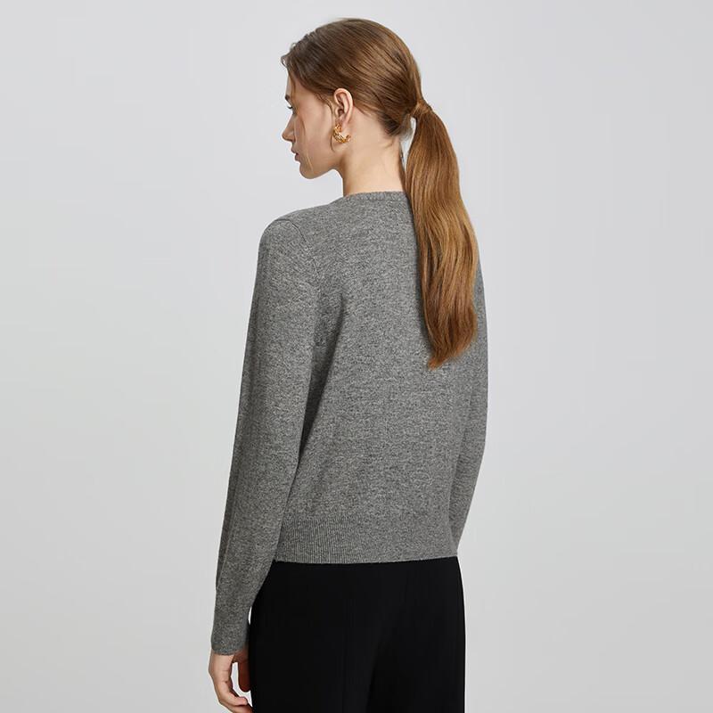 TaTu Women's Casual V-Neck Long Sleeve Knit Sweater