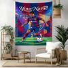 Lamin Yamal Custom Your Name Wall Decor Tapestry Art For Pet Memorial Birthdaywedding Party Backdrop Family Gift