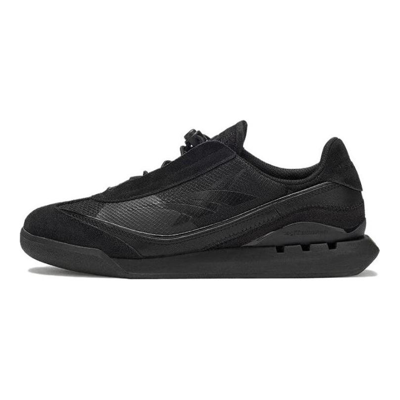 Onitsuka Tiger SP Textile, Cow Leather Slip Resistant Abrasion Resistant Low top Casual Shoes Unisex Black 1183C229-001