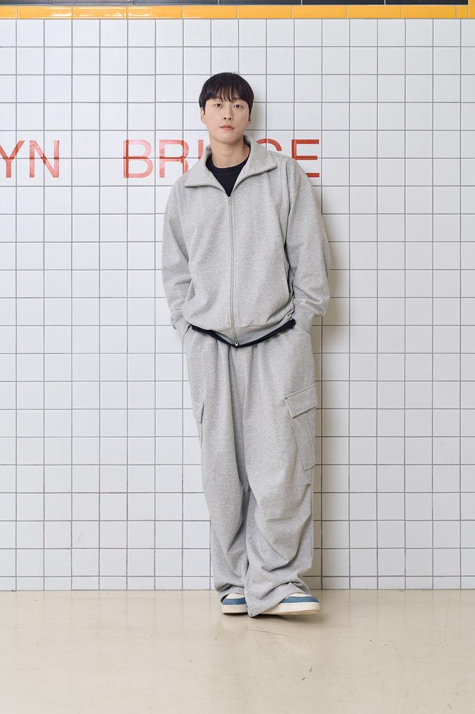WILDROCK Diagonal Cargo Pocket Pants_Dark Gray