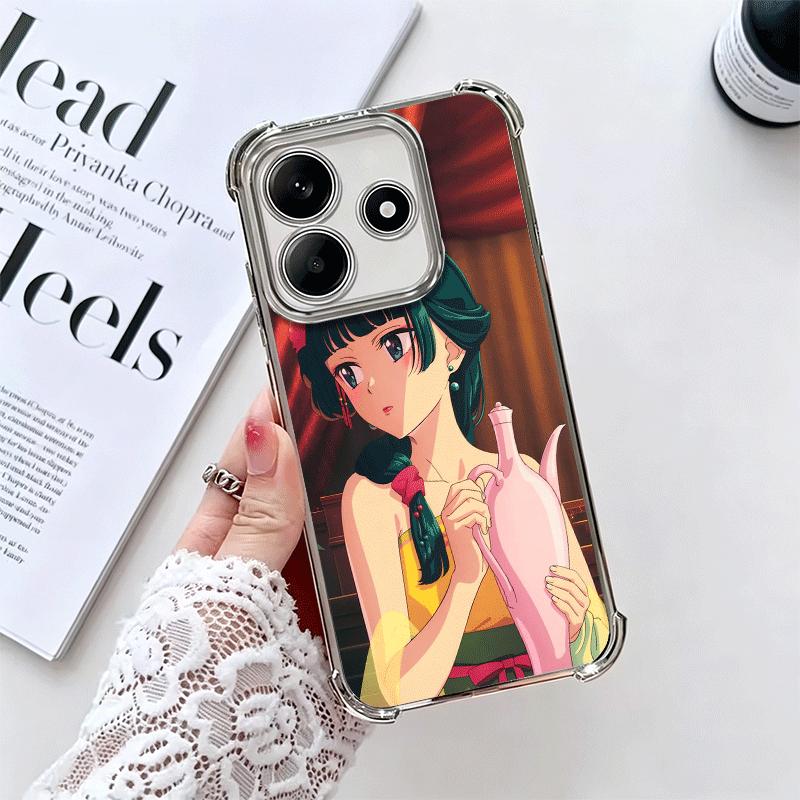 A-Apothecary D-Diaries Anime Plating Phone Case For Xiaomi Redmi Note 14 15 Pro Plus 13 12 11 11S 11T 10 9S 9 5G Anti-Fall Airab