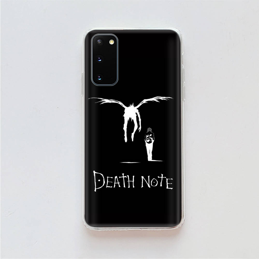 AD88 Death Note Clear Case for Samsung A04 A14 A23 A34 A54 M23 M33 M52 M53 Realme 10 9 C30S C35 C55 VIVO Y02 Y21 Y33S Y51 X80 V25 Cover