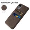 For vivo S19 Pro 5G Case Cloth+Hard PC Phone Cover with Dual Card Slots