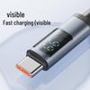 100W Fast Charging Digital Display USB-C Cable for Apple and 66W Flash Charge