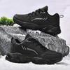 Four seasons leather waterproof sports shoes versatile green running shoes non-slip couple casual shoes autumn and winter