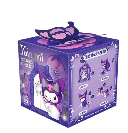 

Original Kuromi Dream Rose Garden Series Blind Box Anime Character Model Collection Holiday Toy Gifts