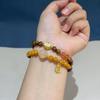 Karin Double Loop Beeswax Wood Bracelet - Stylish & Versatile Unisex Design