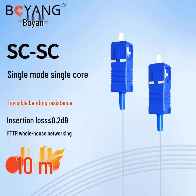BOYANG Invisible FTTR Fiber Optic Cables & Corner Protectors