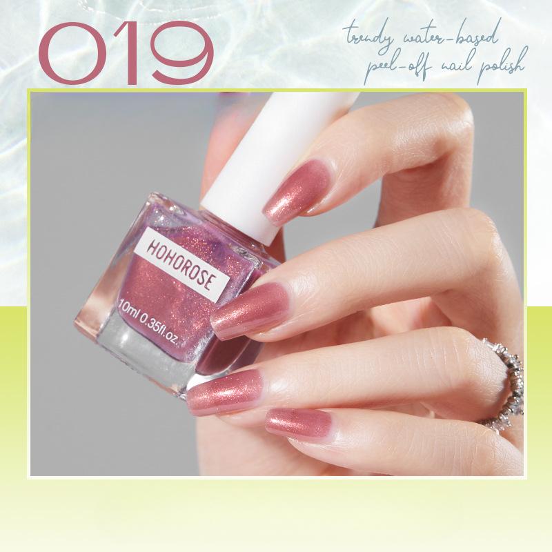 HOHOROSE Oja nouă pe bază de apă Uscare rapidă Fără coacere Lacrimă Albire Nail Art