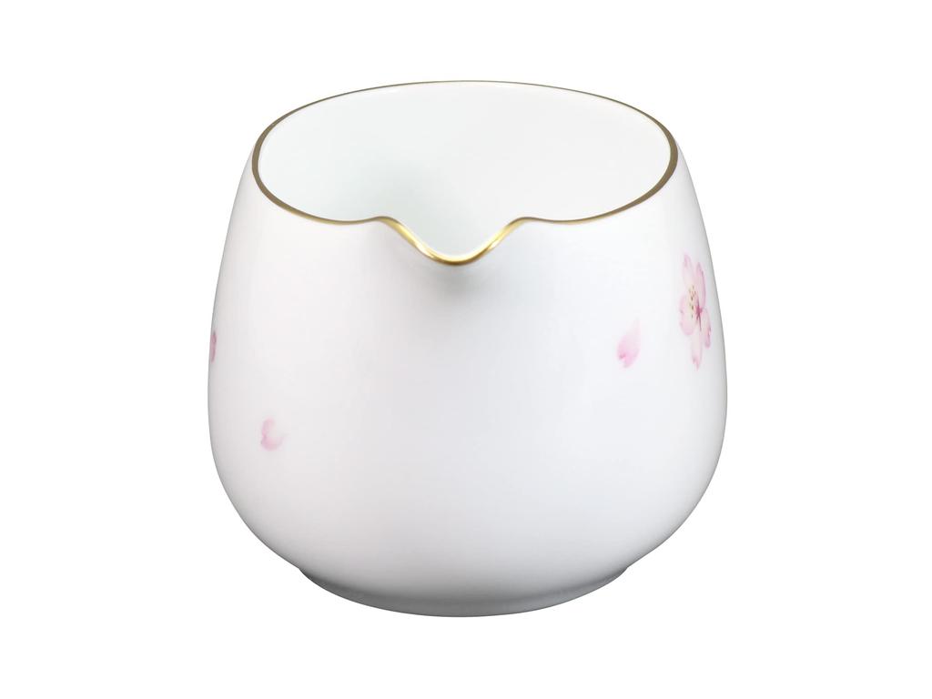 Okura Touen [Hand-painted] Sakura Katakuchi (Sake Cup) Approx. 280cc Made In Japan 68F/C303